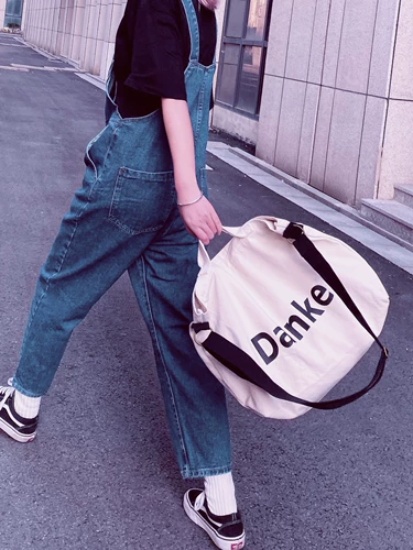 Shibuya Shop Shop Biwits Корейский холст Экспортированная японская сумка с одной сумкой на плечо.