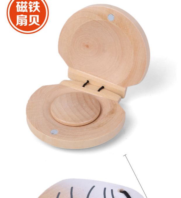 Mô phỏng cắt nhạc nam châm hải sản đơn bán sò tôm nhỏ trẻ em chơi nhà bếp đồ chơi bé nhìn đồ chơi gỗ cho bé
