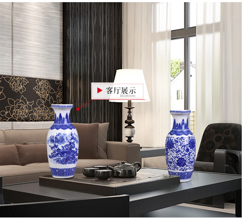 Jingdezhen ceramics vase archaize cordierite porcelain vase flower vase archaize do old vase decoration as furnishing articles