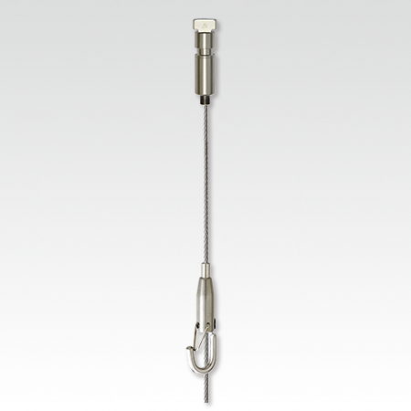 Japan Arakawa hanging painting system side-mounted rail accessories (rail accessories + wire rope + adjustable hook)