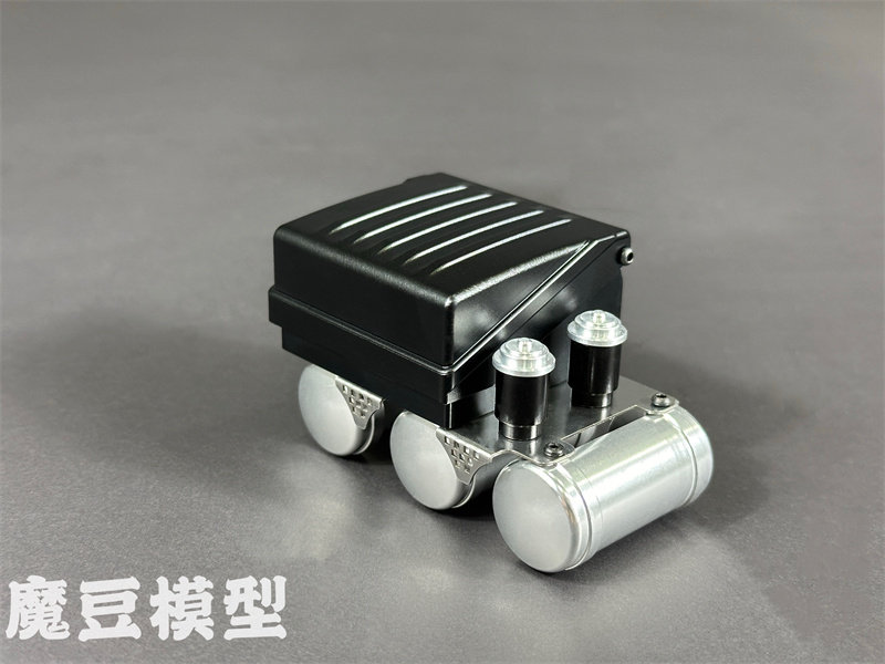 1/14 Für MAN Spezielle simulierte Batteriekasten aus Metall, bietet Platz für Servos, dekoratives Zubehör, MD-Modell aus Aluminiumlegierung – Detail 2