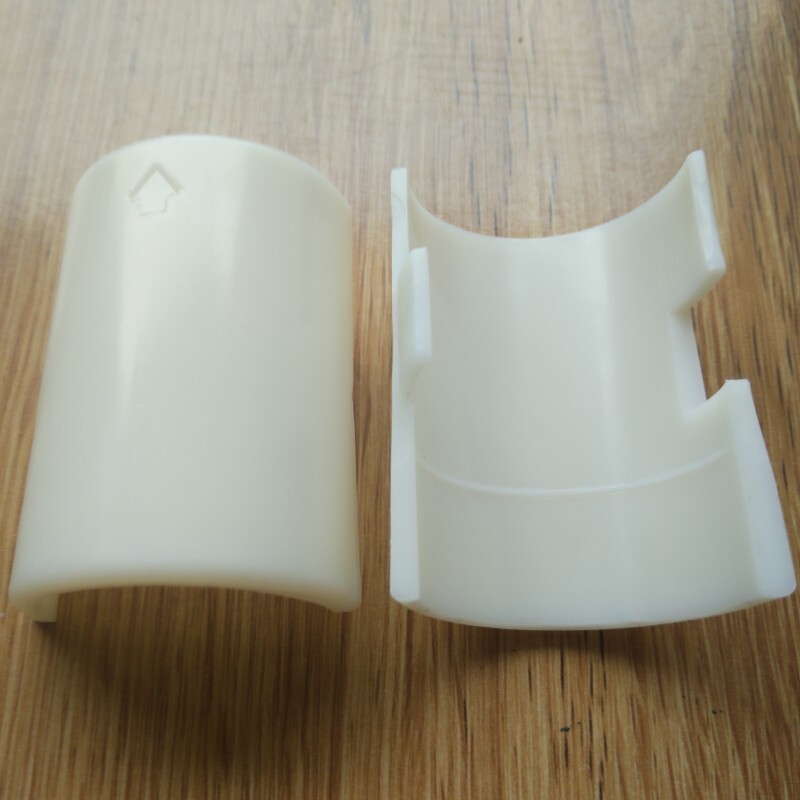 Shelf accessories fixed shelf black clip DIY plastic clip large tube diameter 25mm clip