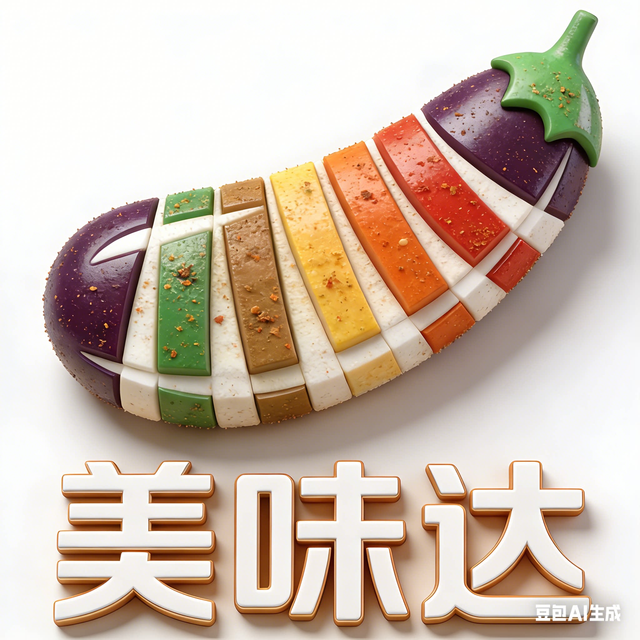 美味达调味店的LOGO
