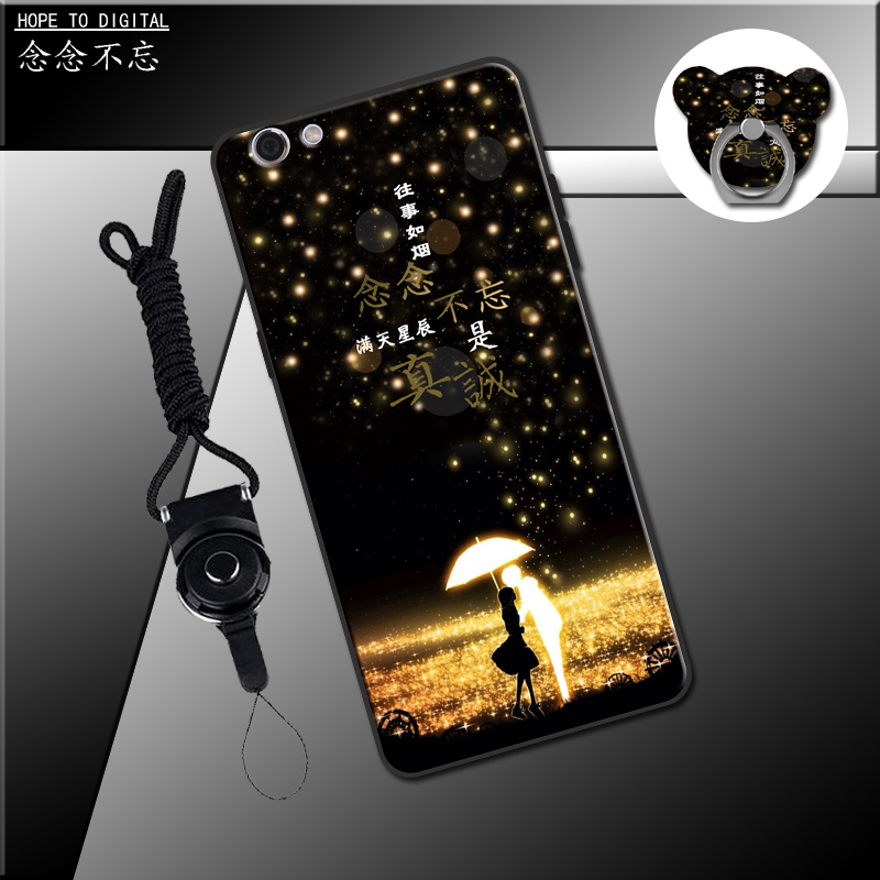 Vỏ điện thoại di động của Oppo r9s opR9S vỏ bảo vệ oppr9sk chống rơi 0pp0 29s nam và nữ opop a9s văn bản sáng tạo nổi toàn diện cho phần còn lại của cuộc đời để gửi vòng dây buộc - Nhẫn nhẫn nam