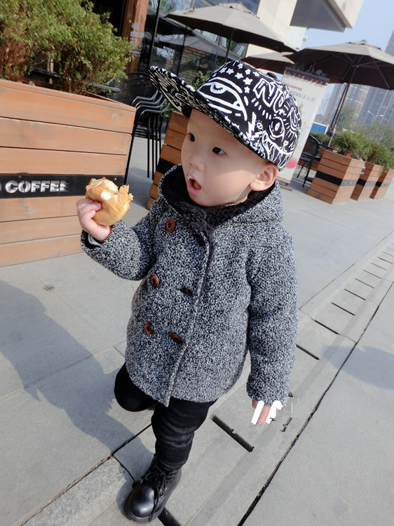 Manteau pour garcon en laine - Ref 2161264 Image 29