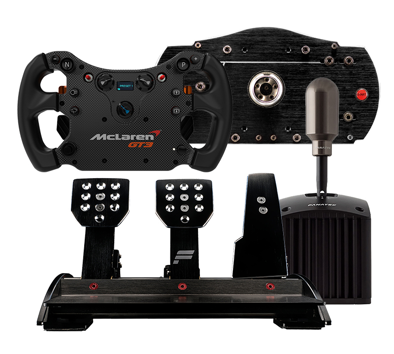 Fanatec chính hãng đầy đủ các thiết bị vô lăng tương tự thiết GAOX bộ đồ chơi game lái xe