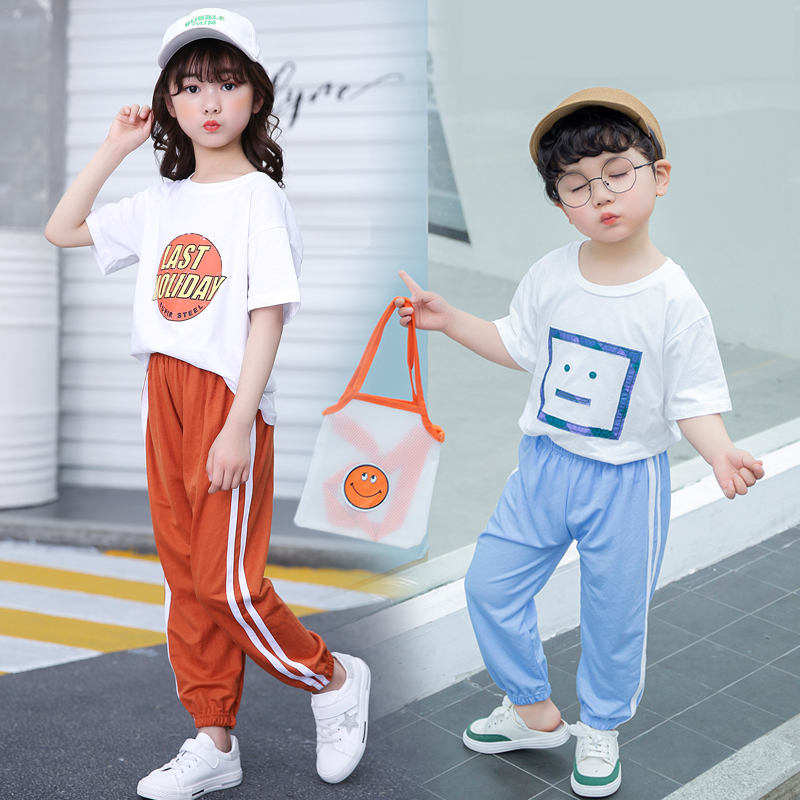 全码儿童冰丝运动薄款防蚊裤