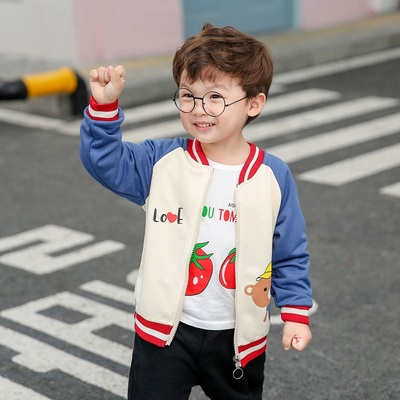 【巧豆熊】男女童棒球服