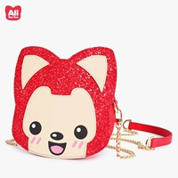 Một rac ali mới sáng bóng lớn túi đơn vai túi chéo phim hoạt hình di động anime dễ thương xung quanh dễ thương hình dan