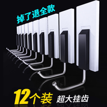 Adhesive hook strong viscose Wall Wall wall mounted load-bearing suction cup hook no trace paste coat cap non-perforated key stick hook