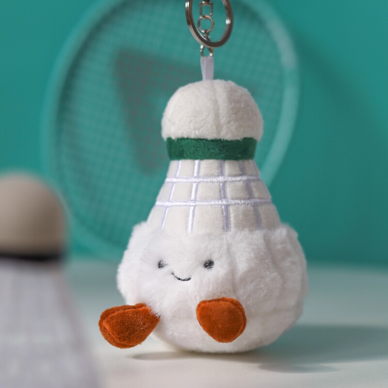 4kg Cute Badminton Doll Creative Gift Couple Backpack Pendant Keychain Sports Companion Gift