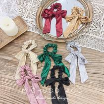 Wen elf same hair belt warm fairy with warm fairy with hair accessories bow hair rope net red ball head