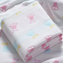 Summer cover thin sheet thin blanket gauze cover blanket ins baby gauze wrap towel made summer thin