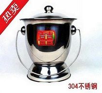 Stainless Steel Spittoon Thickened Adult 304 Home High foot large Number of night tub Elderly baby Bao