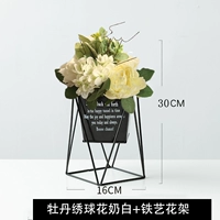 Цветочный горшок, чай белый пион