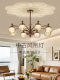 Vintage-Style Living Room Chandelier, Retro American-Style Main Hall Light, 2026 New Model Zhongshan Lighting Fixtures, Whole House Package Set