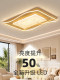 Log-Style Living Room Main Light, Italian-Style High-End Eye-Protecting Ceiling Light, 2026 New Lighting Fixtures, Whole House Package Set