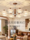 Medieval style living room chandelier French retro high-end crystal chandelier 2026 new lighting fixtures whole house package combination