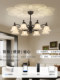 American-Style Retro Living Room Chandelier with a High-End French Lily-Of-The-Valley Design, 2026 New Model, Zhongshan Lighting Full-House Package Set