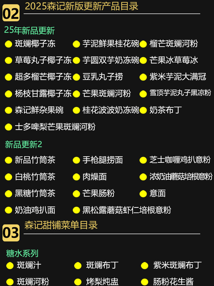 图片[2]-森记甜铺配方大桶糖水摆摊技术制作教程广式小吃半成品商用甜品店-新华旅信息