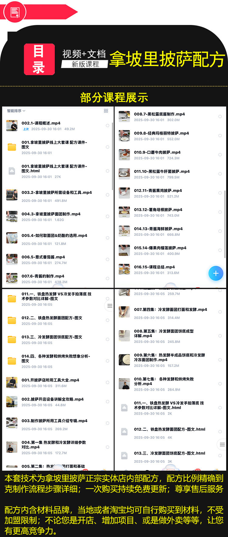 拿坡里披萨教程意式窑炉披萨配方制作技术手工摆摊商用-新华旅信息