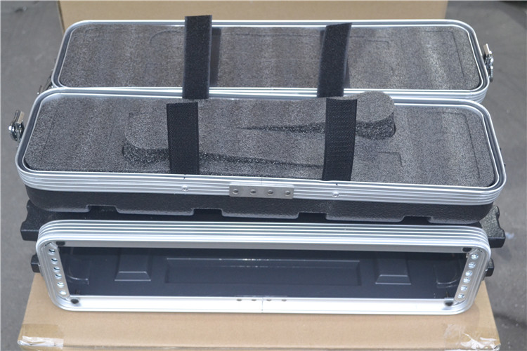 2U M ABS plastic case 31CM deep with sponge show Wedding Perimeter Microphone Microphone Receiver Avionics Box