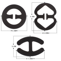 Shoulder strap buckle back strap invisible X I-shaped cross buckle bra shoulder strap anti-slip buckle underwear anti-falling fixed back