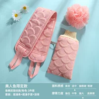 Ограниченная модель-мима для розового набора из трех частей (втирание полотенце+перчатки+купание цветы) -send 3 крючок