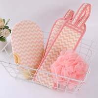 Качественная модель-вода Ripple Pink 3-eafe Set (натирание полотенца для ванны+перчатка+цветок для ванны) -Wers 3 ссылки