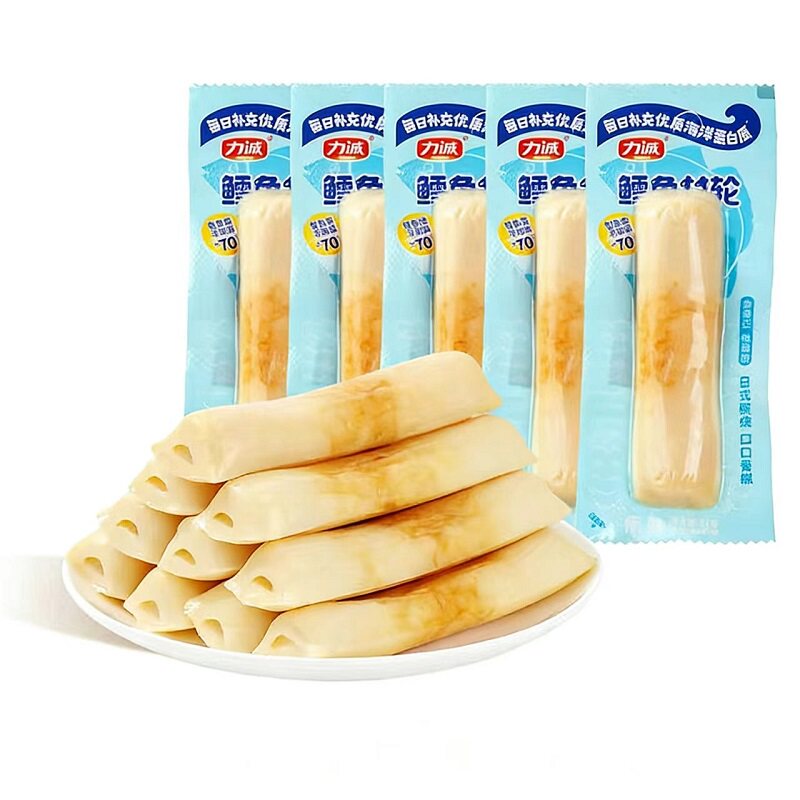 力诚鳕鱼竹轮低脂高蛋白开袋即食