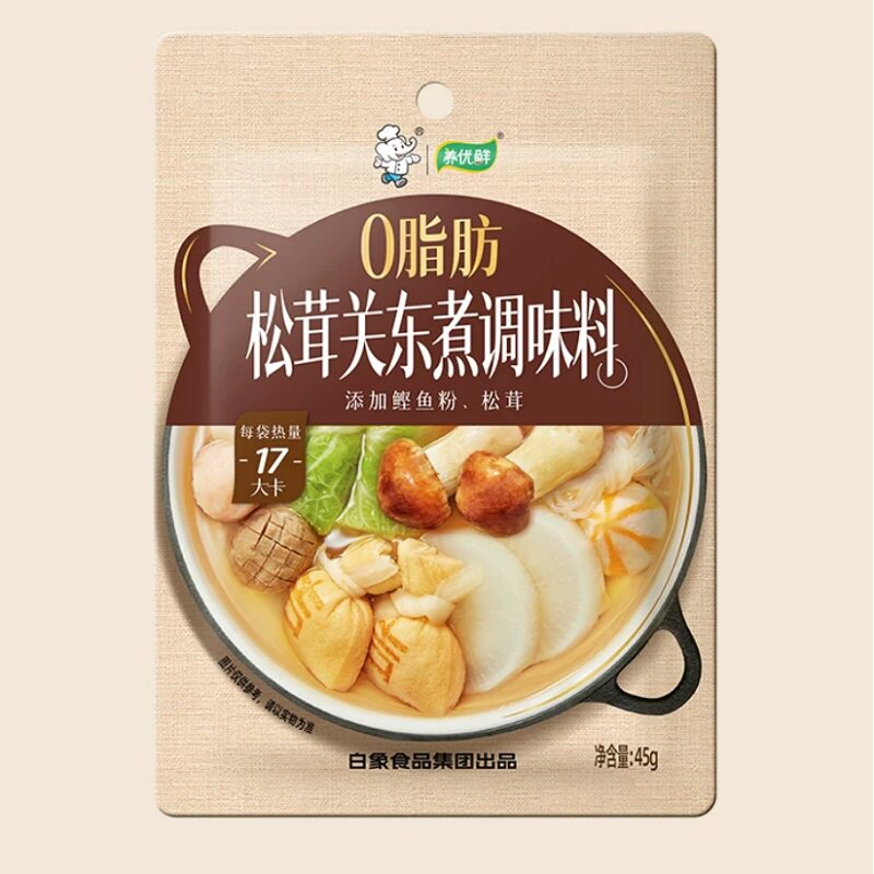 【白象0脂关东煮汤料】养优鲜关东煮汤底汤包水煮菜调料日式火锅 鲜养实拍商品图