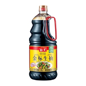 海天特级金标生抽酿造酱油1.6L