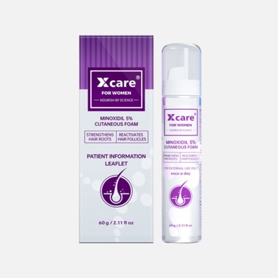 Xcare英国进口米诺地尔酊5%女士生发液防脱发生发泡沫剂上药神器