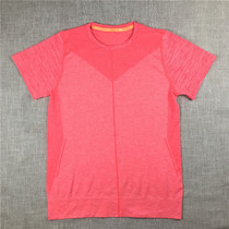 Sports T-shirt short sleeve womens quick-drying breathable fluorescent color running fitness yoga round neck half sleeve(2 pieces)