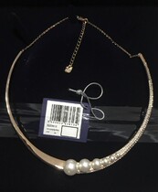 Spot Crystal Pearl Necklace 5223613