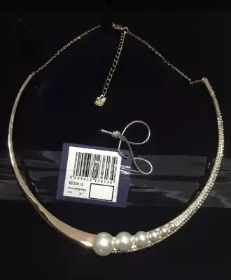 Spot crystal pearl necklace 5223613