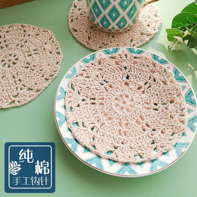 Promotion of cabbage price foreign trade tail single European and American rural rural tea cup teapot coaster pad pad coffee pad small pad