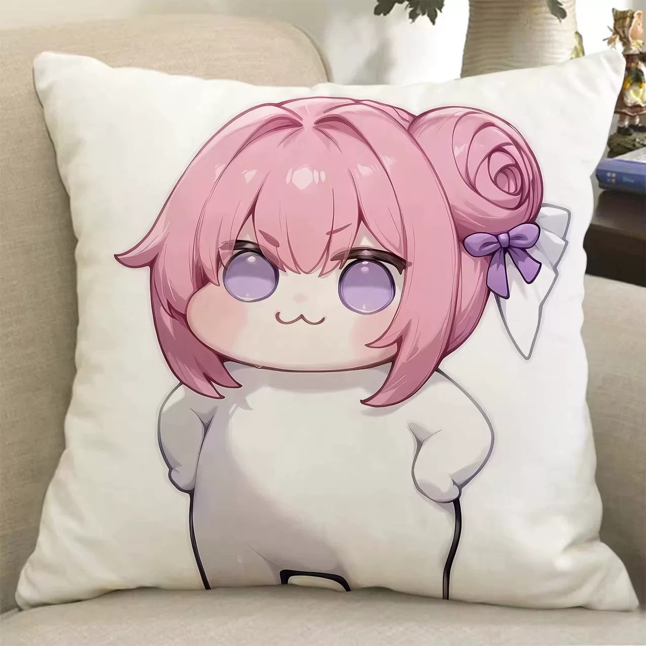 Розовая подушка-дома собачья кукла, подушка-эмотикон, пакет, подушка, сделай сам, победа, богиня, никке,Dorothy, периферия