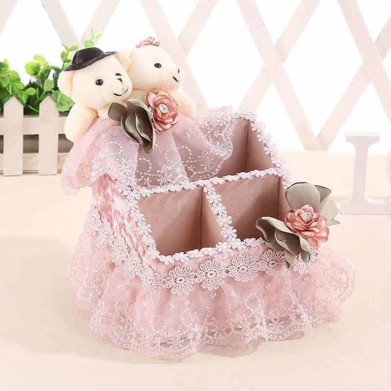 Desktop storage box Cosmetics finishing dormitory finishing artifact Office remote control Plastic shelf Sundries box