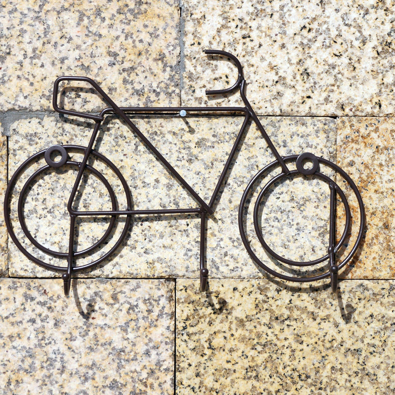 Retro Iron Art Bike Hook Cutlery 3 Even Hook Fork Spoon Hook