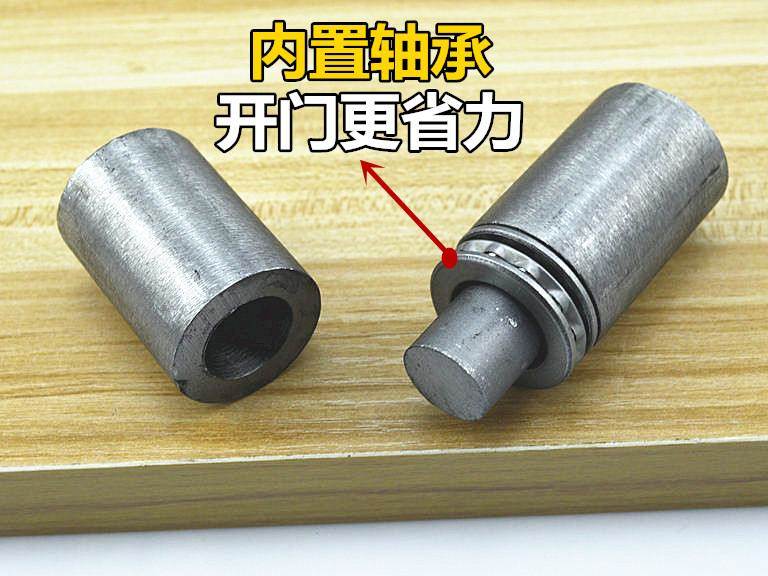 Mạnh dạn hàn sắt cửa trục nặng Cửa sắt bản lề tròn bằng thép không gỉ hình trụ bản lề tách cửa mang bản lề mua túi đeo chéo cho bé gái