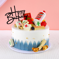 Cake model 2022 new net red fruit high simulation popular Maotai European birthday fake cake sample customization