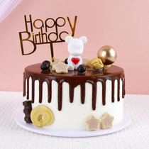 Cake model simulation 2022 new net red cartoon bear birthday fake cake plastic samples can be customized