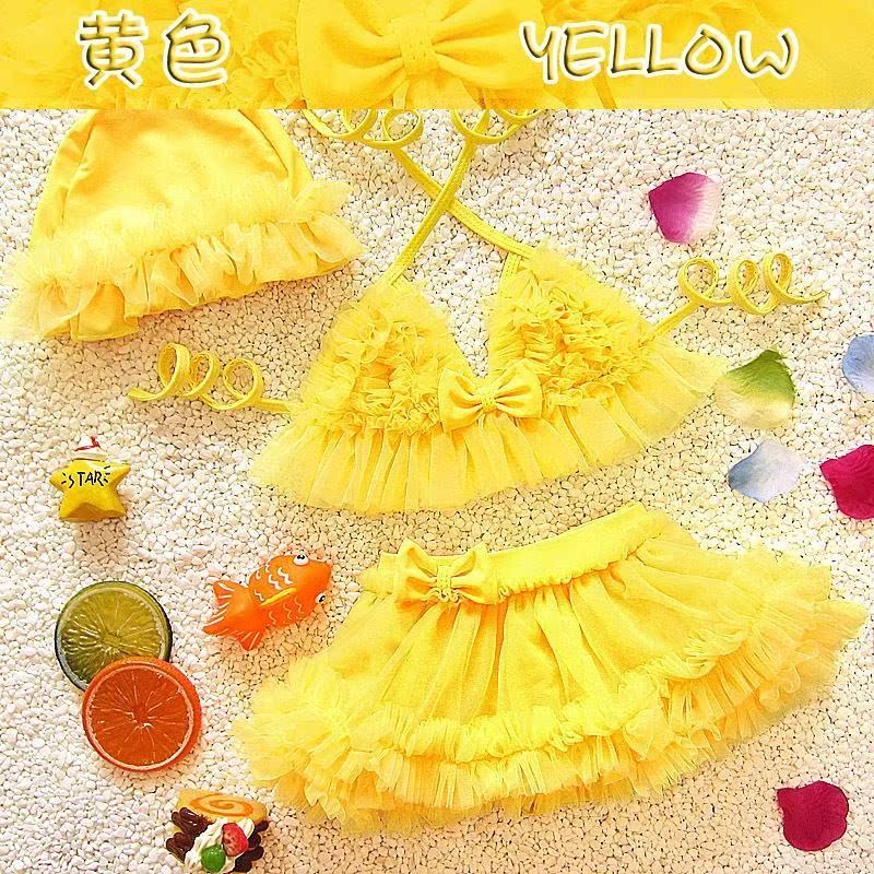 2018 bé gái mới chia bikini bikini ba mảnh váy bé gái dễ thương size xuân cho bé sơ sinh ao lot dep
