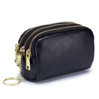 Multi-Layer Zipper Coin Purse 2026 New Storage Bag for Women, Mini Simple Multi-Functional Large Capacity Key Storage Bag