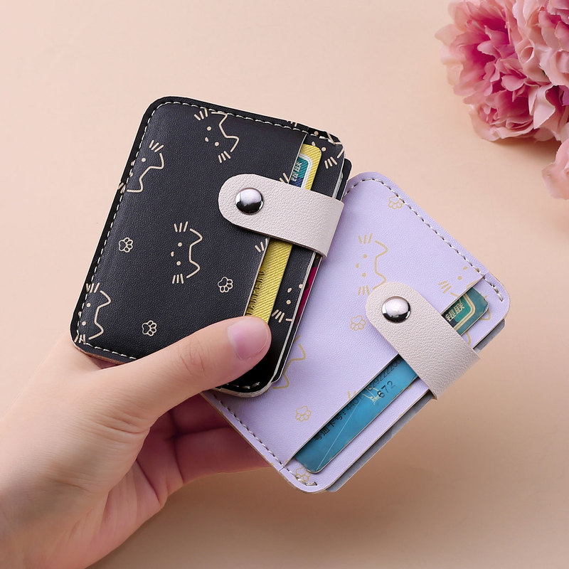 Cute Cat Card Holder for Women 2026 New One-Piece Driver's License Holder Card Holder with Multiple Card Slots, Lightweight Document Storage Bag