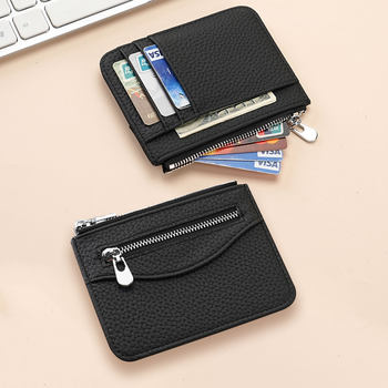 2026 New Ultra-Thin Card Holder for Women, Exquisite and High-End Driver's License and Bank Card Holder, Compact Document Coin Purse Card Holder