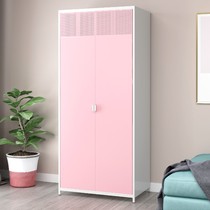 Balcony lockers iron wardrobe home small storage cabinet