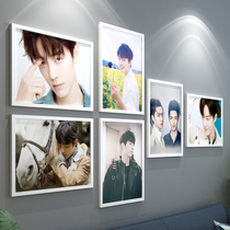 Xiao Zhan Chen Qingling posters Student Dormitory Wang Yibo Bar Cafe Douluo Mainland Star Wall Sticker Decoration Painting