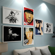 Jay Chou poster album KTV Star concert decorative painting bar Jay Lin Junjie hanging picture wall